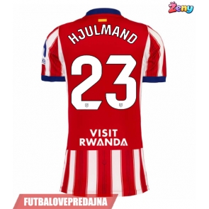 Lacne Ženy Futbalové dres Atletico Madrid Morten Hjulmand #23 2026-27 Krátky Rukáv - Domáci